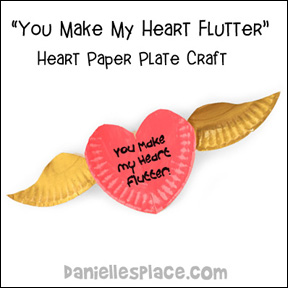 Heart Paper Plate Craft