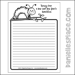 New Years Resolution Sheet