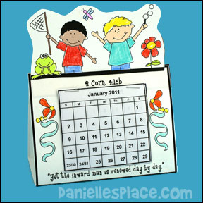 Printable Calendar Craft