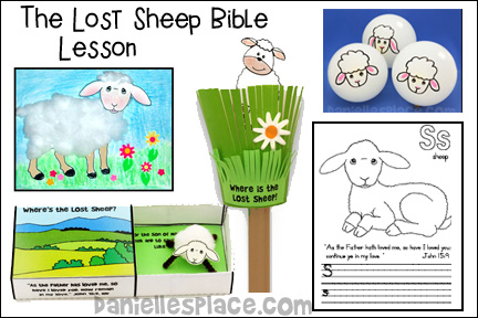 ABC, I Believe Homeschool Lesson Letter S - Lost Sheep