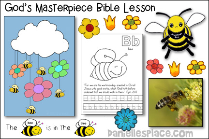 Bee God's Masterpiece Bible Lesson