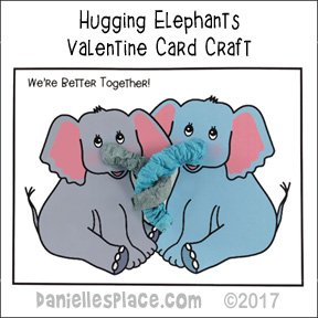 Elephant Valentine's Day Card