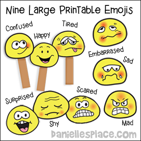 Emotion Emoji Printables