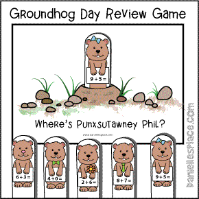 Where's Punxsutawney Phil! Review Game