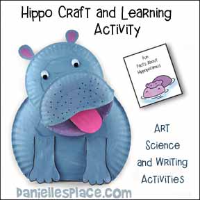 Hippo Craft and Learning Activity