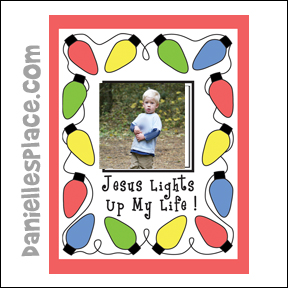 Jesus Lights Up My Life Coloring Sheet