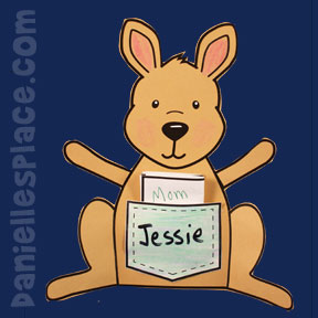 3D Pocket Kangaroo Craft