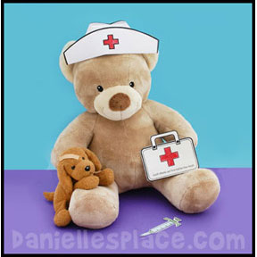 Nurse's Cap Bear Craft