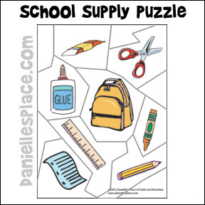 School Supply Puzzle