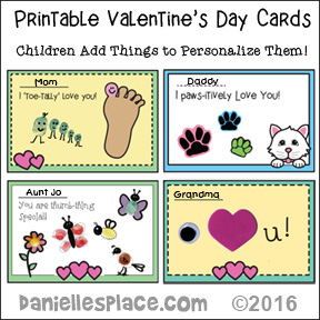 Printable Valentine's Day Cards