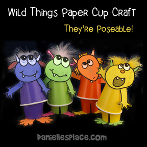 monster cup craft