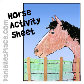 Horse Activity Sheet