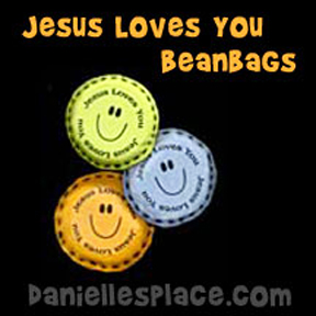 Jesus Loves You Bean Bag Craft