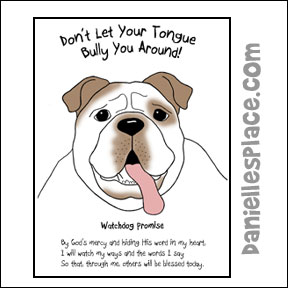 Bullfrog Bible Verse Coloring Sheet