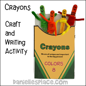 Crayon Box Writing Activity