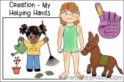 Creation - My Helping Hands Lesson for Sunday School and Children's Ministry, Including Bible Crafts, Games, songs, and Bible Verse Review Activities, Memory Verse:
“For we are his workmanship, created in Christ Jesus unto good works.” Eph. 2:10a, KJV, “For we are God’s workmanship, created in Christ Jesus to do good works.” Ephesians 2:10a NIV, I Can Do Good Things Bulletin Board Display, Remember This Memory Verse Hand Picture, Good Samaritan Stuffed Animal Play (Preschool), God Made Me Book, Pretend to be the Good Samaritan Using a Paper Doll, Good Samaritan Bible Verse Activity Sheet, Play a Guessing Game and Review the Story, Helping Hand Bible Verse Review Activity, Share Helping Hand Pictures, Make Rainbow Hands, Helping Hands, Caterpillar Good Samaritan Book, Who is Your Neigh-bor?” Horse Craft, Five Good Samaritan Coloring Story Coloring Sheets, Good Samaritan Puppets and Stage Background,
daniellesplace.com, daniellespace.com, daniellplace.com, daniellsplace.com, danielsplace,com, danielspace.com, danielplace.com, danilesplace.com, danielplace.com