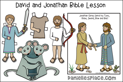 David and Jonathan - Friends Share Bible Lesson for Children