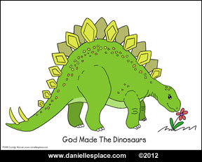 Dinosaur Coloring Sheet