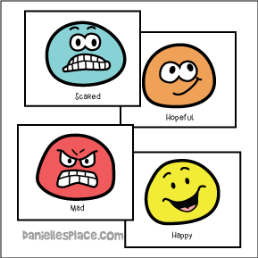 Jonah and the Whale Emotions Booklet