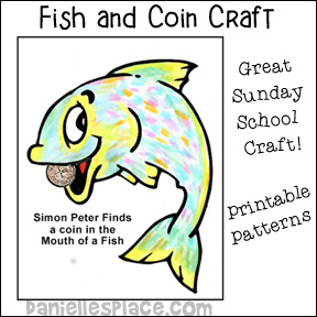 Coin in Fishes Mouth Activity Sheet