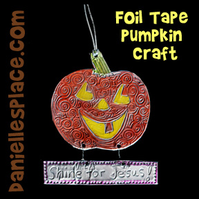 Foil Tape Pumpkin
