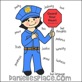 "Guard Your Heart" Activity Sheet