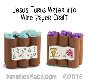 Jesus Turns Water into Wine Craft