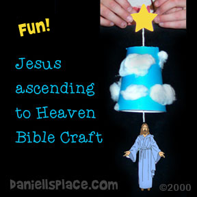 Jesus Ascend Paper Cup Craft