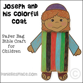 Joseph Paper Bag Puppet with Special Colors