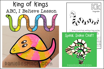Kingsnake Bible Lesson - ABC, I Believe