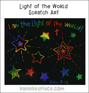 Light of the World Scratch Art