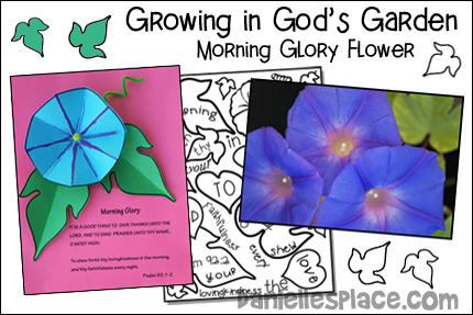 Growing in God's Garden - Morning Glory Flower Bible Lesson for Children