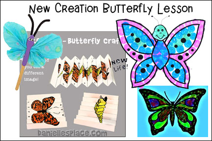 New Creation Butterfly Bible Lesson