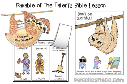 Parable of the Talents Bible Lesson - Slothfulness