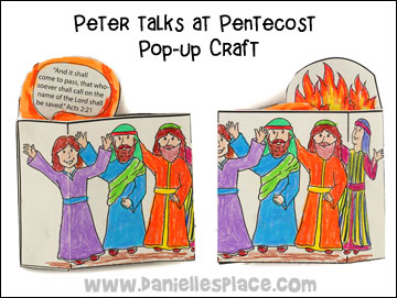 Peter Talks at Pentecost Popup Craft