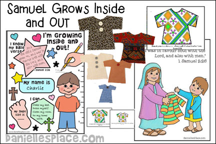 Samuel Grows Inside and Out Bible Lesson