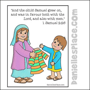 Samuel and Hannah Coloring Sheet