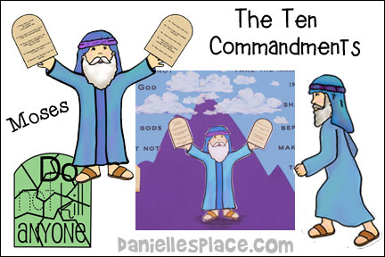 Ten commandments - Moses Bible Lesson