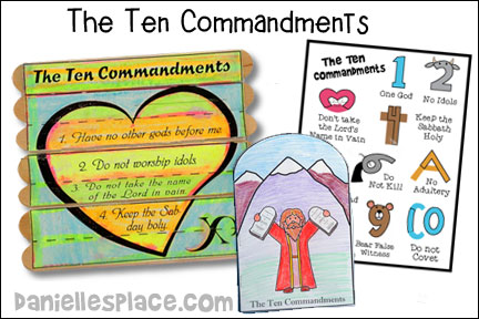 Ten Commandments Bible Lesson