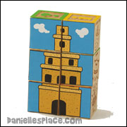 Tower of Babel Blocks Puzzle for Children