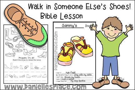 Walking In Someone Else's Shoes Bible Lesson