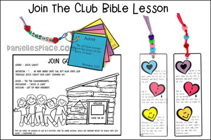Join the Club Bible Lesson