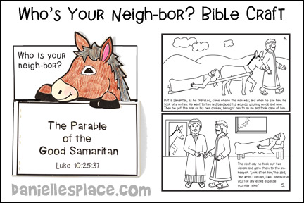 Who's your Neigh-bor Bible Craft