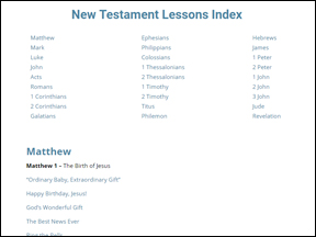 New Testament Reference Search