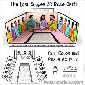 The Last Supper 3D Craft