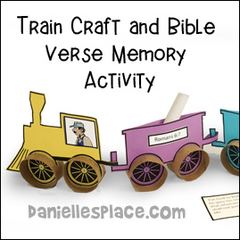 Train Craft and Bible Verse Review Game