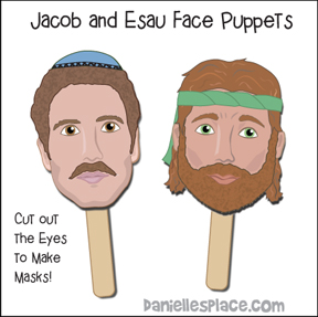 Jacob and Esau Mask