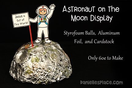 Astronaut on the Moon 3D VBS Craft