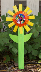 Paper Cups Sunflower  Yard Decoration