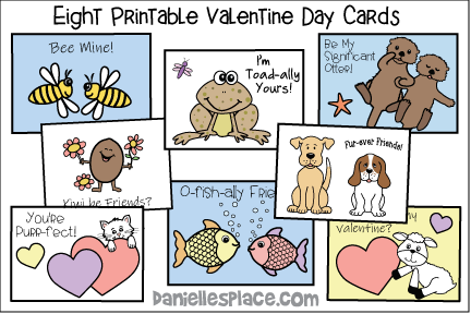 Printable Valentine Day Cards